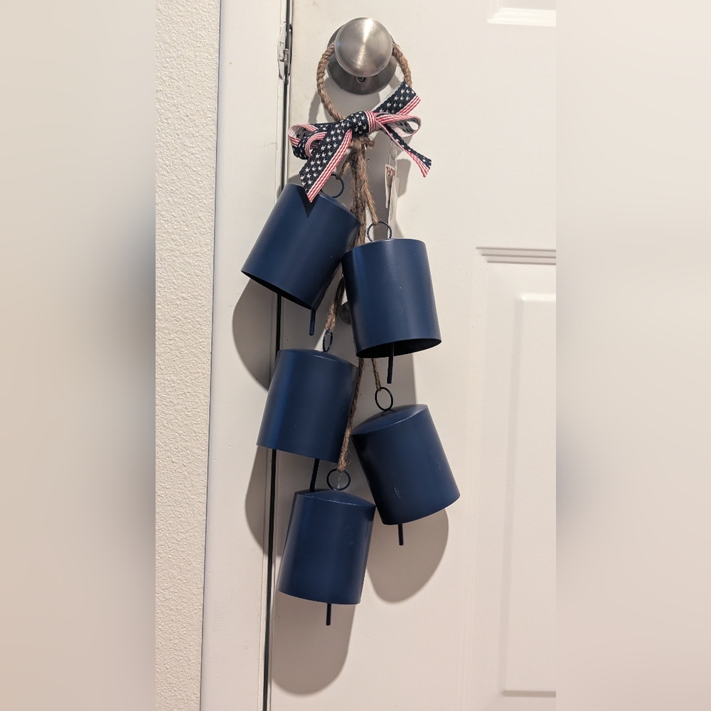 Navy Blue Hanging Wall Bells